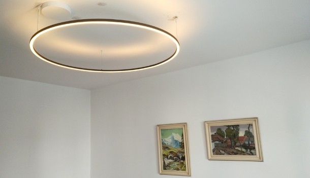 kruhové svietidlá  okrúhly LED luster do obývačky spálne